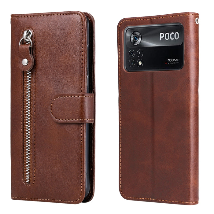 Estuche de cuero con tapa horizontal y cremallera con textura de becerro a la moda, For Xiaomi Redmi Note 11 4G(Global), For Xiaomi Redmi Note 11 Pro 4G, For OPPO Realme 9i/A36 4G/A96 4G/K10 4G/A76 4G / A36 4G / A76 4G(Global)                          ...
