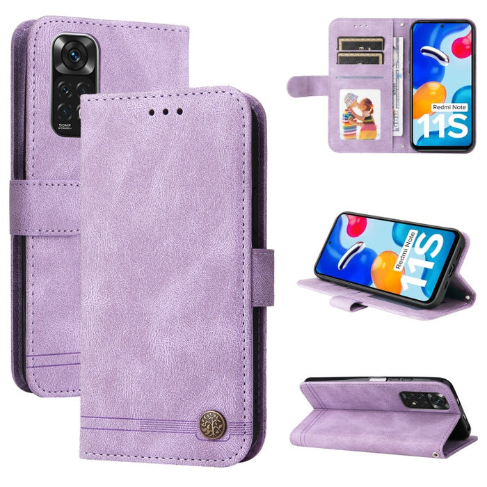 Skin Feel Life Tree Funda de cuero con tapa horizontal y botón de metal, For Xiaomi Redmi Note 11 4G(Global), For Xiaomi Redmi Note 11 Pro 4G, For OPPO Realme 9i / A36 4G / A76 4G(Global), For OPPO Realme GT2 Pro, For OPPO Realme 9 Pro+                ...