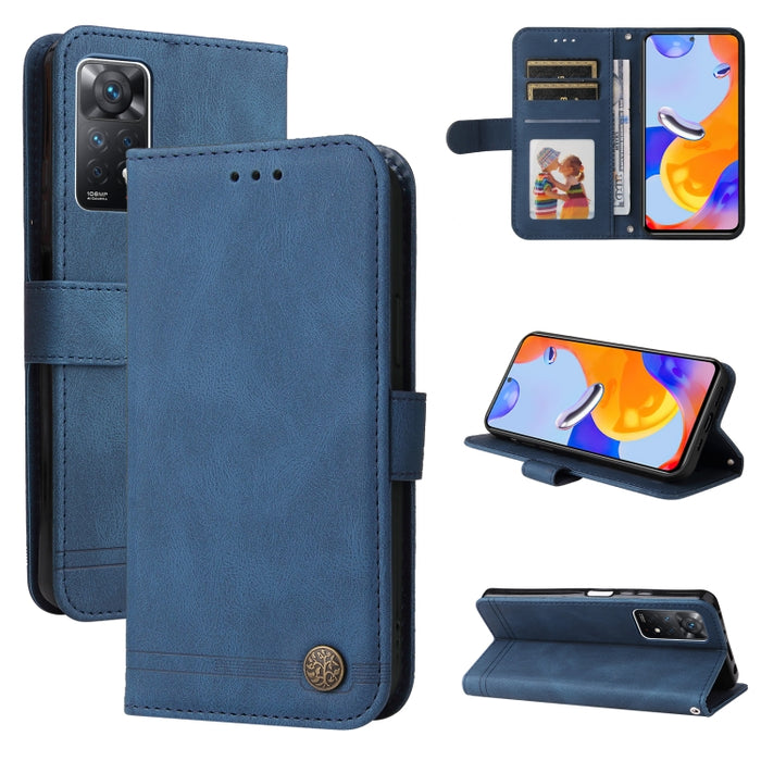 Skin Feel Life Tree Funda de cuero con tapa horizontal y botón de metal, For Xiaomi Redmi Note 11 4G(Global), For Xiaomi Redmi Note 11 Pro 4G, For OPPO Realme 9i / A36 4G / A76 4G(Global), For OPPO Realme GT2 Pro, For OPPO Realme 9 Pro+                ...