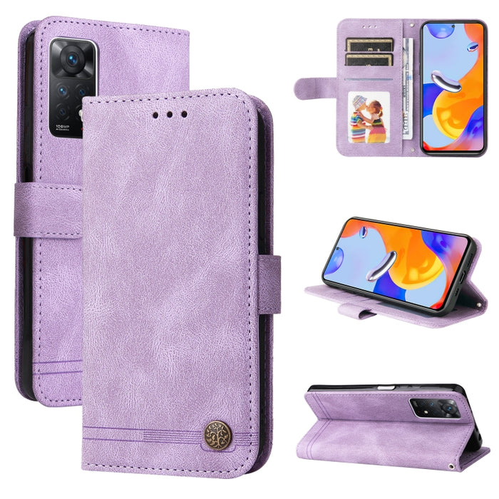 Skin Feel Life Tree Funda de cuero con tapa horizontal y botón de metal, For Xiaomi Redmi Note 11 4G(Global), For Xiaomi Redmi Note 11 Pro 4G, For OPPO Realme 9i / A36 4G / A76 4G(Global), For OPPO Realme GT2 Pro, For OPPO Realme 9 Pro+                ...