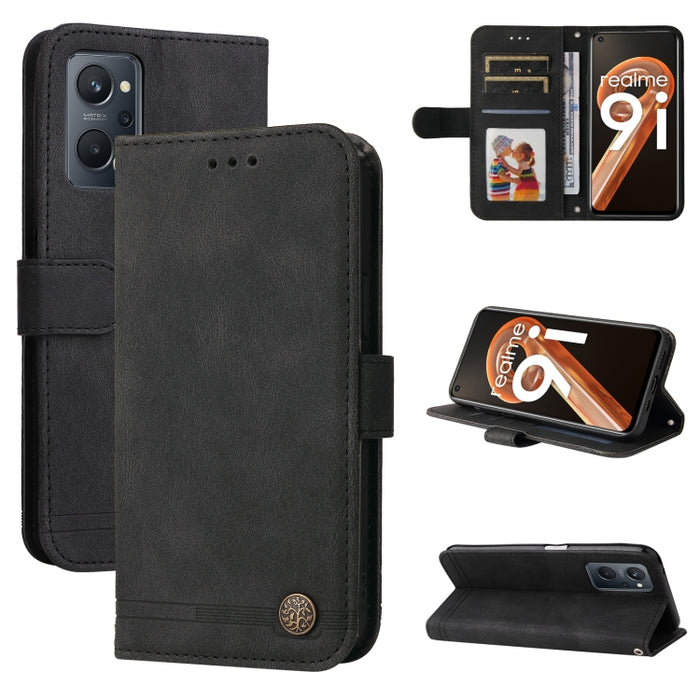 Skin Feel Life Tree Funda de cuero con tapa horizontal y botón de metal, For Xiaomi Redmi Note 11 4G(Global), For Xiaomi Redmi Note 11 Pro 4G, For OPPO Realme 9i / A36 4G / A76 4G(Global), For OPPO Realme GT2 Pro, For OPPO Realme 9 Pro+                ...