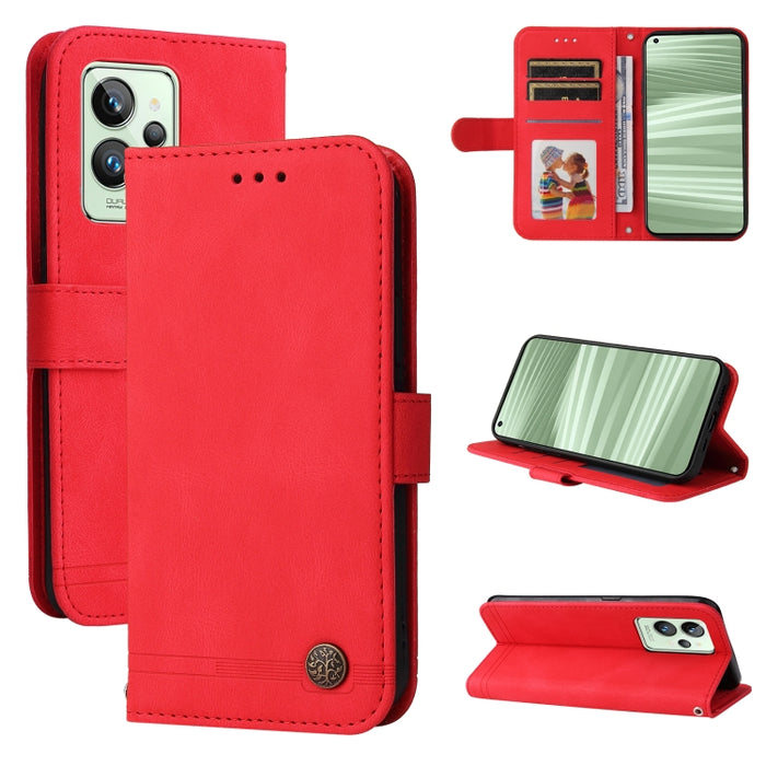 Skin Feel Life Tree Funda de cuero con tapa horizontal y botón de metal, For Xiaomi Redmi Note 11 4G(Global), For Xiaomi Redmi Note 11 Pro 4G, For OPPO Realme 9i / A36 4G / A76 4G(Global), For OPPO Realme GT2 Pro, For OPPO Realme 9 Pro+                ...