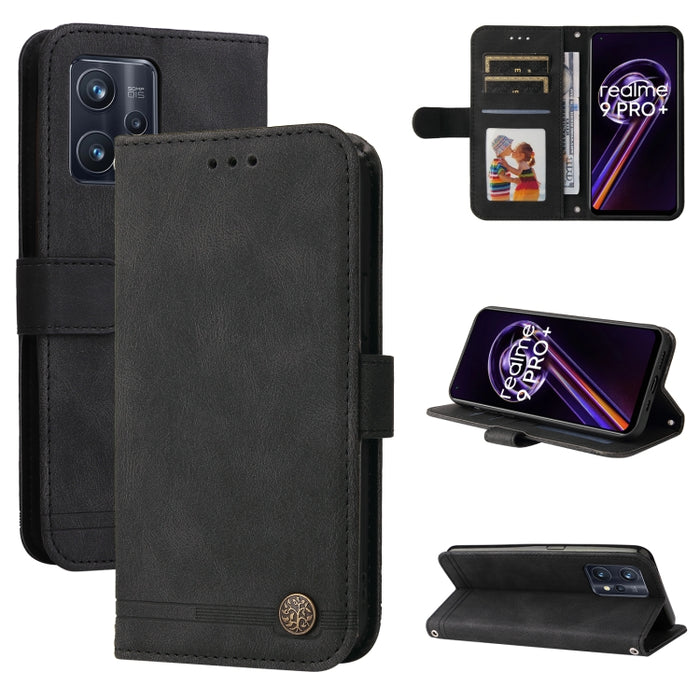 Skin Feel Life Tree Funda de cuero con tapa horizontal y botón de metal, For Xiaomi Redmi Note 11 4G(Global), For Xiaomi Redmi Note 11 Pro 4G, For OPPO Realme 9i / A36 4G / A76 4G(Global), For OPPO Realme GT2 Pro, For OPPO Realme 9 Pro+                ...
