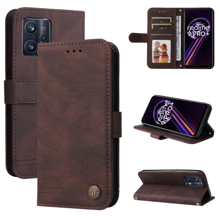 Skin Feel Life Tree Funda de cuero con tapa horizontal y botón de metal, For Xiaomi Redmi Note 11 4G(Global), For Xiaomi Redmi Note 11 Pro 4G, For OPPO Realme 9i / A36 4G / A76 4G(Global), For OPPO Realme GT2 Pro, For OPPO Realme 9 Pro+                ...