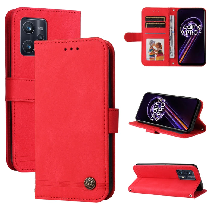 Skin Feel Life Tree Funda de cuero con tapa horizontal y botón de metal, For Xiaomi Redmi Note 11 4G(Global), For Xiaomi Redmi Note 11 Pro 4G, For OPPO Realme 9i / A36 4G / A76 4G(Global), For OPPO Realme GT2 Pro, For OPPO Realme 9 Pro+                ...