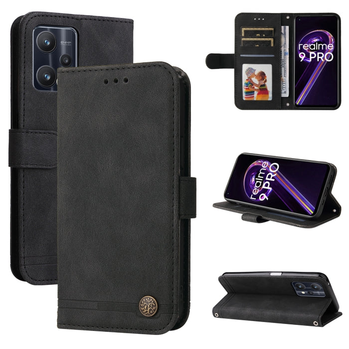 Skin Feel Life Tree Funda de cuero con tapa horizontal y botón de metal, For Xiaomi Redmi Note 11 4G(Global), For Xiaomi Redmi Note 11 Pro 4G, For OPPO Realme 9i / A36 4G / A76 4G(Global), For OPPO Realme GT2 Pro, For OPPO Realme 9 Pro+                ...