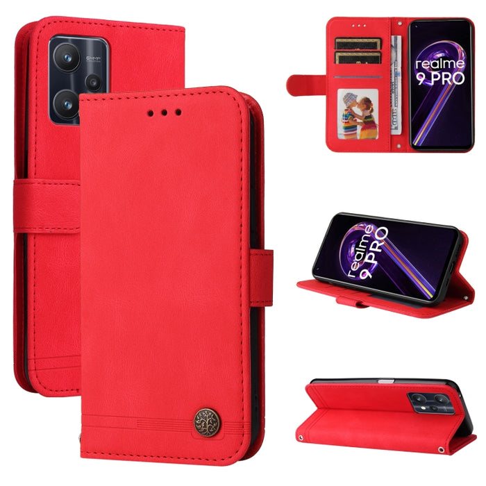 Skin Feel Life Tree Funda de cuero con tapa horizontal y botón de metal, For Xiaomi Redmi Note 11 4G(Global), For Xiaomi Redmi Note 11 Pro 4G, For OPPO Realme 9i / A36 4G / A76 4G(Global), For OPPO Realme GT2 Pro, For OPPO Realme 9 Pro+                ...