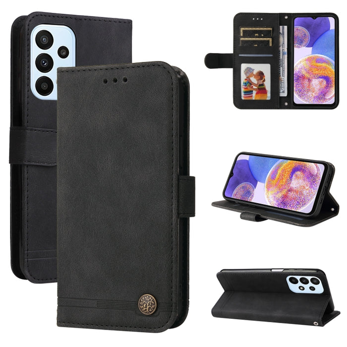 Skin Feel Life Tree Funda de cuero con tapa horizontal y botón de metal, For Xiaomi Redmi Note 11 4G(Global), For Xiaomi Redmi Note 11 Pro 4G, For OPPO Realme 9i / A36 4G / A76 4G(Global), For OPPO Realme GT2 Pro, For OPPO Realme 9 Pro+                ...
