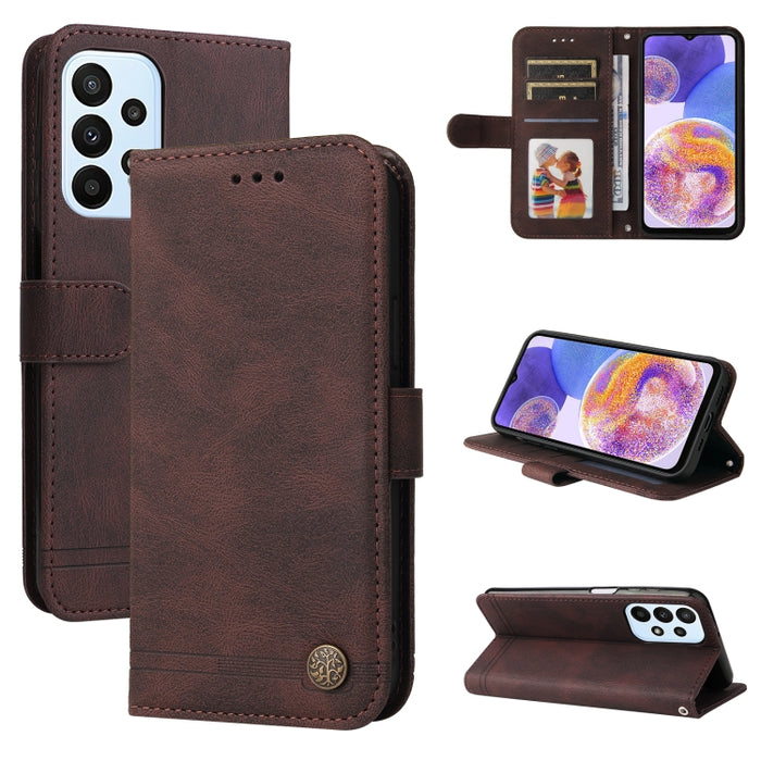 Skin Feel Life Tree Funda de cuero con tapa horizontal y botón de metal, For Xiaomi Redmi Note 11 4G(Global), For Xiaomi Redmi Note 11 Pro 4G, For OPPO Realme 9i / A36 4G / A76 4G(Global), For OPPO Realme GT2 Pro, For OPPO Realme 9 Pro+                ...