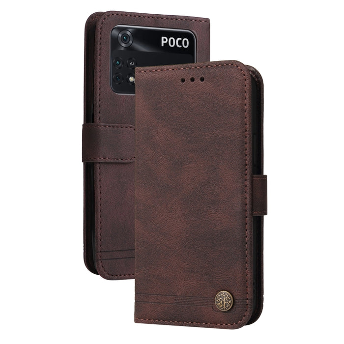 Skin Feel Life Tree Funda de cuero con tapa horizontal y botón de metal, For Xiaomi Redmi Note 11 4G(Global), For Xiaomi Redmi Note 11 Pro 4G, For OPPO Realme 9i / A36 4G / A76 4G(Global), For OPPO Realme GT2 Pro, For OPPO Realme 9 Pro+                ...