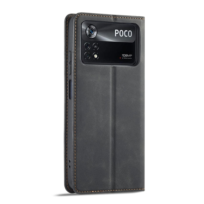 Forwenw Dream Series Funda para teléfono de cuero con fuerte magnetismo y borde de aceite, For Xiaomi Poco X4 Pro 5G, For Xiaomi Redmi Note 11 4G Global, For Xiaomi Redmi Note 11 Pro 4G Global
