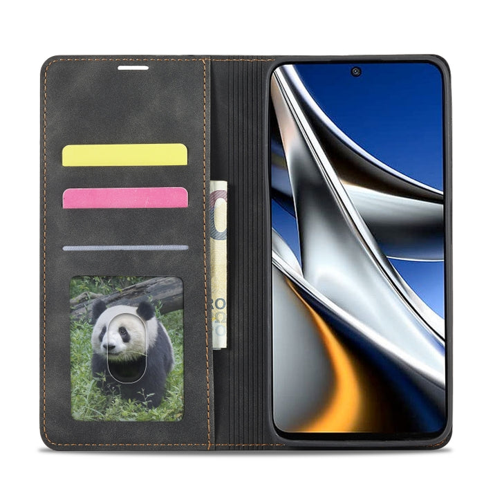 Forwenw Dream Series Funda para teléfono de cuero con fuerte magnetismo y borde de aceite, For Xiaomi Poco X4 Pro 5G, For Xiaomi Redmi Note 11 4G Global, For Xiaomi Redmi Note 11 Pro 4G Global