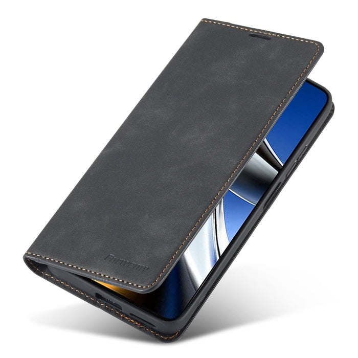 Forwenw Dream Series Funda para teléfono de cuero con fuerte magnetismo y borde de aceite, For Xiaomi Poco X4 Pro 5G, For Xiaomi Redmi Note 11 4G Global, For Xiaomi Redmi Note 11 Pro 4G Global