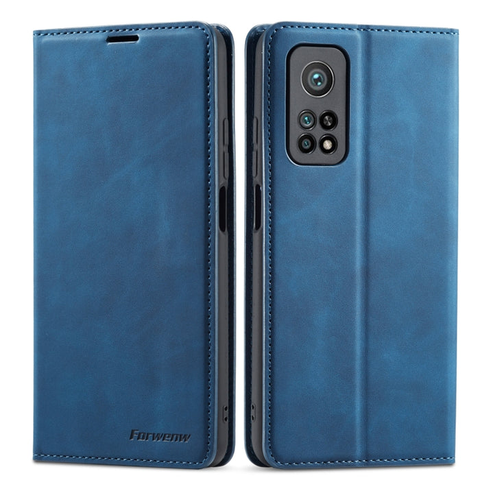 Forwenw Dream Series Funda para teléfono de cuero con fuerte magnetismo y borde de aceite, For Xiaomi Poco X4 Pro 5G, For Xiaomi Redmi Note 11 4G Global, For Xiaomi Redmi Note 11 Pro 4G Global