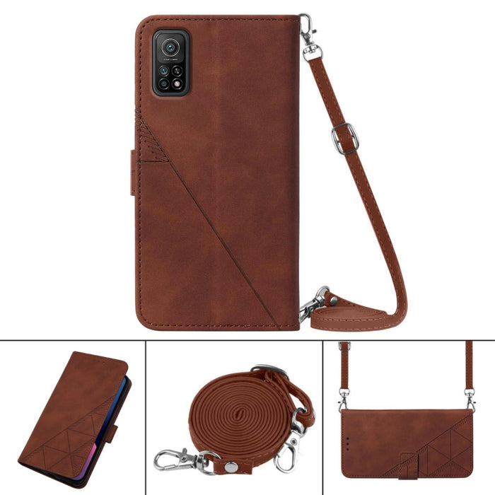 Estuche para teléfono de cuero con tapa en relieve 3D Crossbody, For Xiaomi Redmi Note 10 5G/10T 5G, For Xiaomi Redmi Note 10S / 10 4G, For Xiaomi Redmi Note 11 4G/Redmi 10/10 Prime, For Xiaomi Poco M3/Redmi 9T/Redmi 9 Power                            ...
