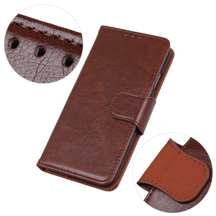 Estuche para teléfono de cuero con textura de napa, For Sony Xperia 10 IV/10 IIII, For Xiaomi Redmi Note 11E/Redmi 10 5G