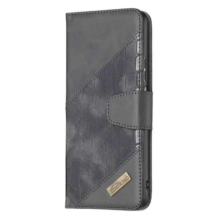 Estuche de cuero con textura de cocodrilo en color a juego, For Xiaomi Redmi Note 11 Pro International