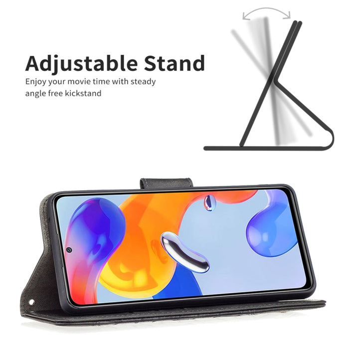 Estuche de cuero con textura de cocodrilo en color a juego, For Xiaomi Redmi Note 11 Pro International