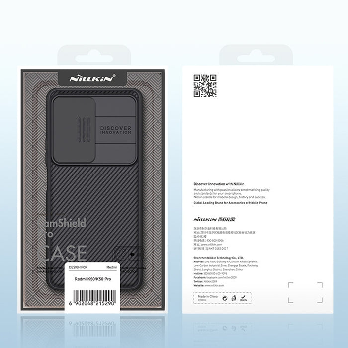 NILLKIN CamShield Pro Series PC Funda para teléfono de cobertura total, For Xiaomi 12 Pro, For OnePlus 10 Pro, For Samsung Galaxy A53 5G, For Xiaomi Redmi K40S, For Xiaomi Redmi K50 / K50 Pro, For OPPO Realme GT2 Pro