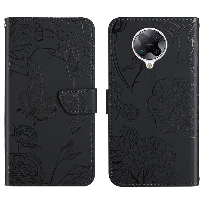 Skin Feel Butterfly Peony Estuche para teléfono de cuero en relieve, For Xiaomi Redmi 8 / 8A, For Xiaomi Redmi 9, For Xiaomi Redmi 9A, For Xiaomi Redmi 9C, For Xiaomi Redmi 10 4G, For Xiaomi Redmi 10 5G / Note 11E, For Xiaomi Redmi 10C                 ...
