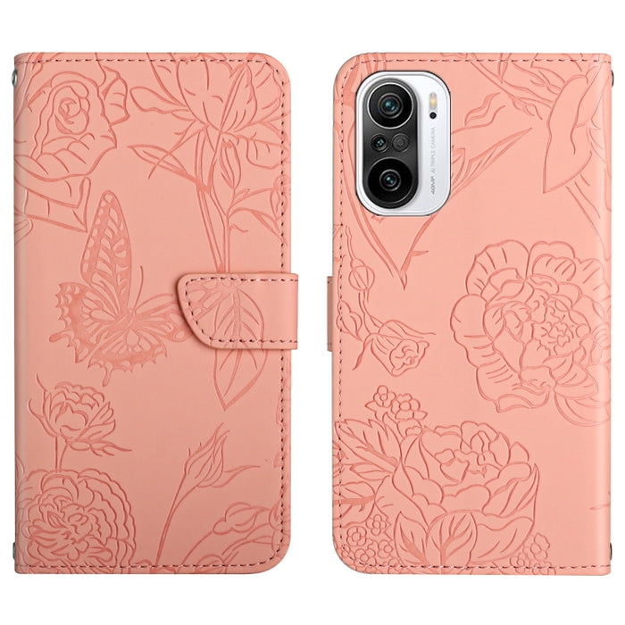 Skin Feel Butterfly Peony Estuche para teléfono de cuero en relieve, For Xiaomi Redmi 8 / 8A, For Xiaomi Redmi 9, For Xiaomi Redmi 9A, For Xiaomi Redmi 9C, For Xiaomi Redmi 10 4G, For Xiaomi Redmi 10 5G / Note 11E, For Xiaomi Redmi 10C                 ...