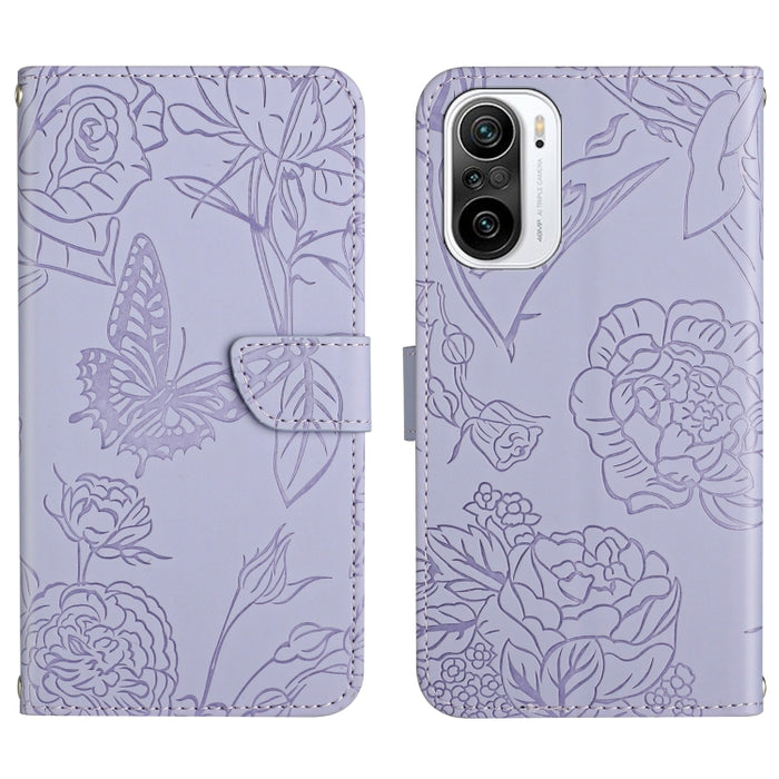 Skin Feel Butterfly Peony Estuche para teléfono de cuero en relieve, For Xiaomi Redmi 8 / 8A, For Xiaomi Redmi 9, For Xiaomi Redmi 9A, For Xiaomi Redmi 9C, For Xiaomi Redmi 10 4G, For Xiaomi Redmi 10 5G / Note 11E, For Xiaomi Redmi 10C                 ...