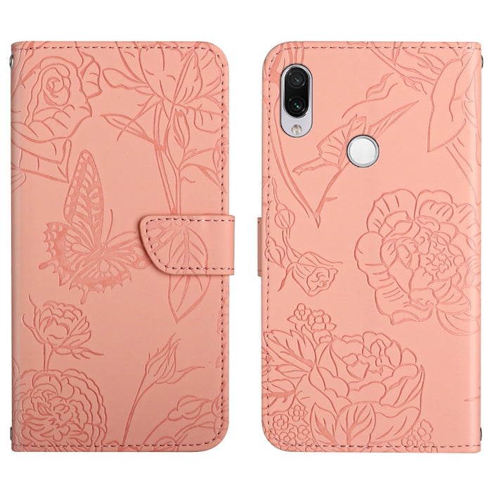 Skin Feel Butterfly Peony Estuche para teléfono de cuero en relieve, For Xiaomi Redmi 8 / 8A, For Xiaomi Redmi 9, For Xiaomi Redmi 9A, For Xiaomi Redmi 9C, For Xiaomi Redmi 10 4G, For Xiaomi Redmi 10 5G / Note 11E, For Xiaomi Redmi 10C                 ...