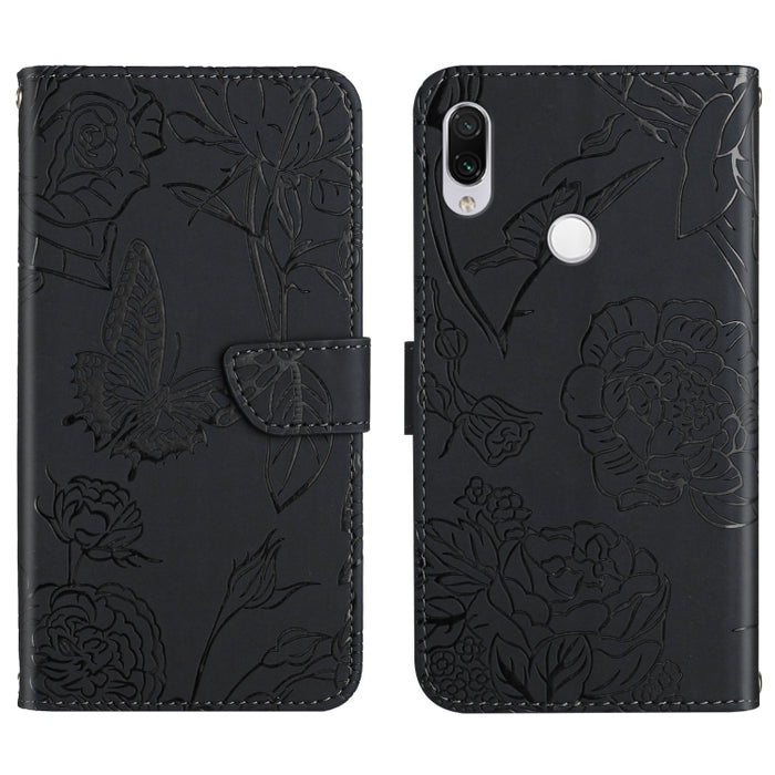 Skin Feel Butterfly Peony Estuche para teléfono de cuero en relieve, For Xiaomi Redmi 8 / 8A, For Xiaomi Redmi 9, For Xiaomi Redmi 9A, For Xiaomi Redmi 9C, For Xiaomi Redmi 10 4G, For Xiaomi Redmi 10 5G / Note 11E, For Xiaomi Redmi 10C                 ...