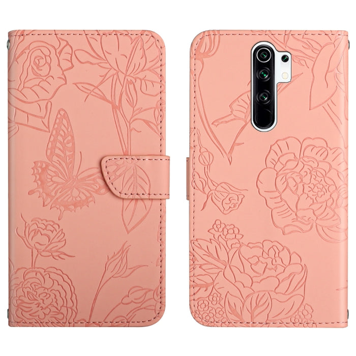 Skin Feel Butterfly Peony Estuche para teléfono de cuero en relieve, For Xiaomi Redmi 8 / 8A, For Xiaomi Redmi 9, For Xiaomi Redmi 9A, For Xiaomi Redmi 9C, For Xiaomi Redmi 10 4G, For Xiaomi Redmi 10 5G / Note 11E, For Xiaomi Redmi 10C                 ...