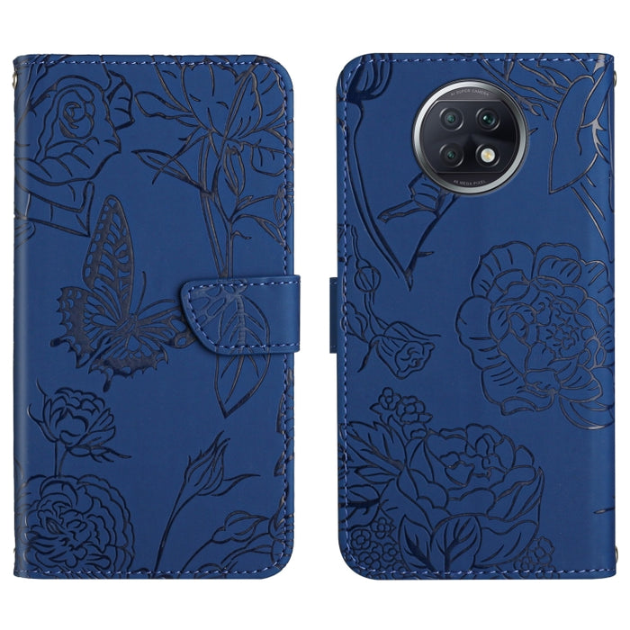 Skin Feel Butterfly Peony Estuche para teléfono de cuero en relieve, For Xiaomi Redmi 8 / 8A, For Xiaomi Redmi 9, For Xiaomi Redmi 9A, For Xiaomi Redmi 9C, For Xiaomi Redmi 10 4G, For Xiaomi Redmi 10 5G / Note 11E, For Xiaomi Redmi 10C                 ...
