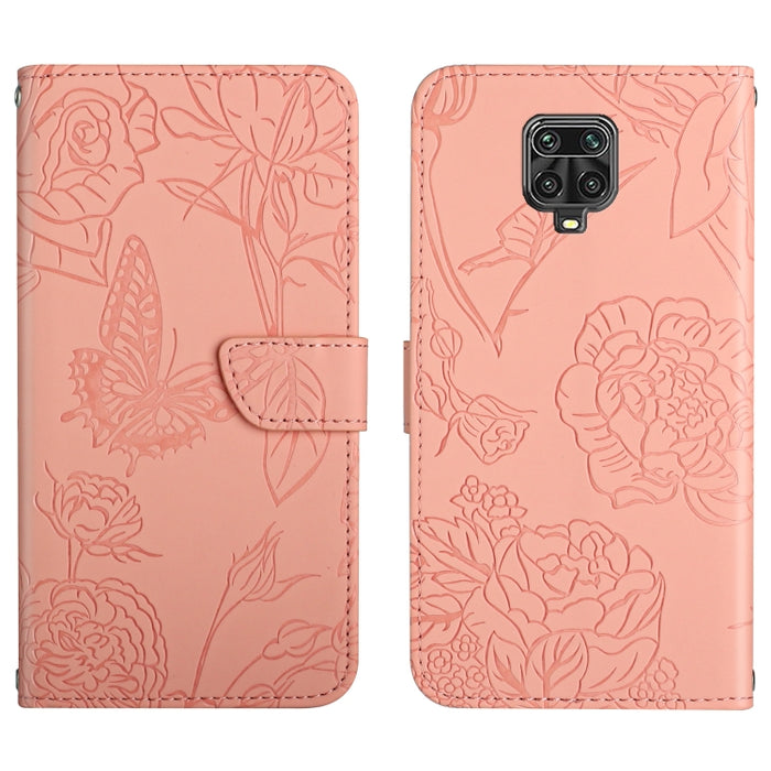 Skin Feel Butterfly Peony Estuche para teléfono de cuero en relieve, For Xiaomi Redmi 8 / 8A, For Xiaomi Redmi 9, For Xiaomi Redmi 9A, For Xiaomi Redmi 9C, For Xiaomi Redmi 10 4G, For Xiaomi Redmi 10 5G / Note 11E, For Xiaomi Redmi 10C                 ...