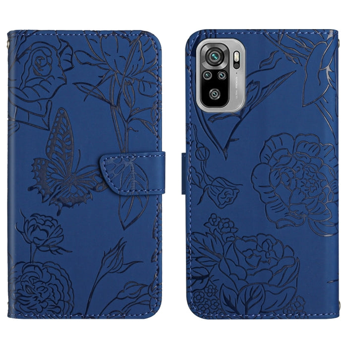 Skin Feel Butterfly Peony Estuche para teléfono de cuero en relieve, For Xiaomi Redmi 8 / 8A, For Xiaomi Redmi 9, For Xiaomi Redmi 9A, For Xiaomi Redmi 9C, For Xiaomi Redmi 10 4G, For Xiaomi Redmi 10 5G / Note 11E, For Xiaomi Redmi 10C                 ...