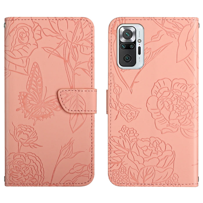 Skin Feel Butterfly Peony Estuche para teléfono de cuero en relieve, For Xiaomi Redmi 8 / 8A, For Xiaomi Redmi 9, For Xiaomi Redmi 9A, For Xiaomi Redmi 9C, For Xiaomi Redmi 10 4G, For Xiaomi Redmi 10 5G / Note 11E, For Xiaomi Redmi 10C                 ...