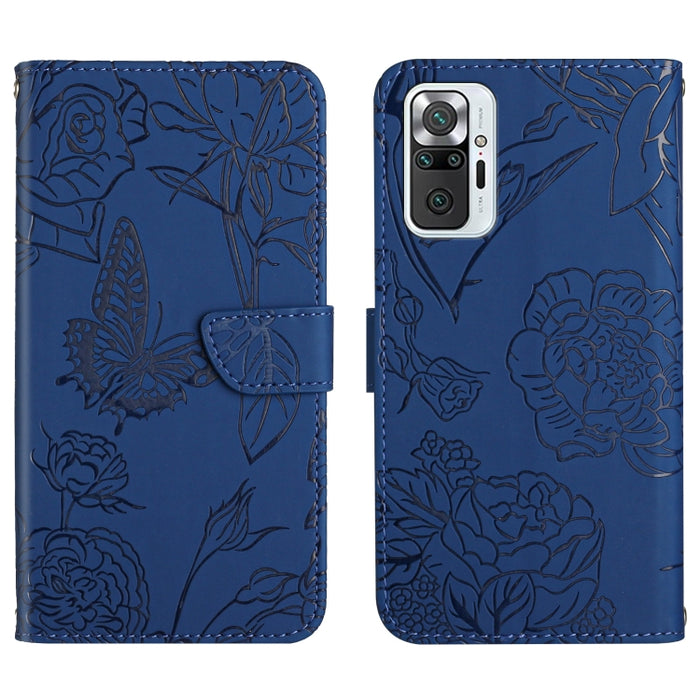 Skin Feel Butterfly Peony Estuche para teléfono de cuero en relieve, For Xiaomi Redmi 8 / 8A, For Xiaomi Redmi 9, For Xiaomi Redmi 9A, For Xiaomi Redmi 9C, For Xiaomi Redmi 10 4G, For Xiaomi Redmi 10 5G / Note 11E, For Xiaomi Redmi 10C                 ...