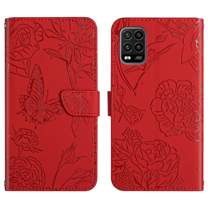 Skin Feel Butterfly Peony Estuche para teléfono de cuero en relieve, For Xiaomi Redmi Note 11S, For Xiaomi Redmi Note 11 5G Chinese Version, For Xiaomi Redmi Note 11 Pro Foreign Version, For Xiaomi Redmi Note 11 Pro / Poco M4 Pro 5G                    ...