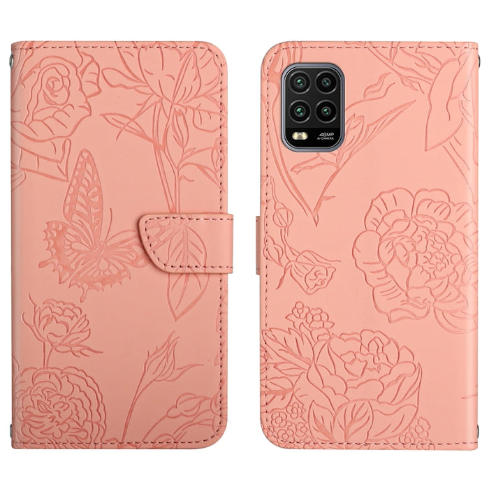 Skin Feel Butterfly Peony Estuche para teléfono de cuero en relieve, For Xiaomi Redmi Note 11S, For Xiaomi Redmi Note 11 5G Chinese Version, For Xiaomi Redmi Note 11 Pro Foreign Version, For Xiaomi Redmi Note 11 Pro / Poco M4 Pro 5G                    ...
