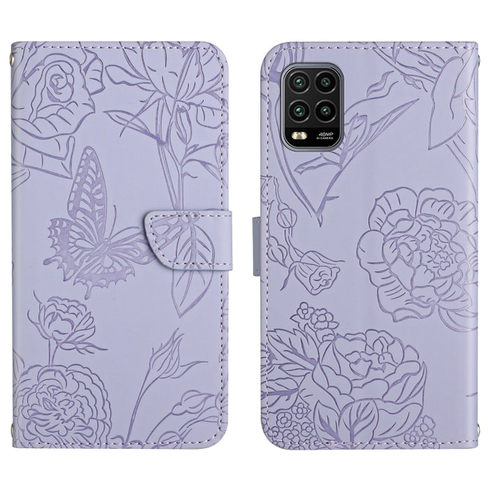 Skin Feel Butterfly Peony Estuche para teléfono de cuero en relieve, For Xiaomi Redmi Note 11S, For Xiaomi Redmi Note 11 5G Chinese Version, For Xiaomi Redmi Note 11 Pro Foreign Version, For Xiaomi Redmi Note 11 Pro / Poco M4 Pro 5G                    ...