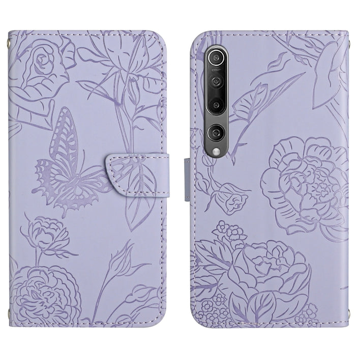 Skin Feel Butterfly Peony Estuche para teléfono de cuero en relieve, For Xiaomi Redmi Note 11S, For Xiaomi Redmi Note 11 5G Chinese Version, For Xiaomi Redmi Note 11 Pro Foreign Version, For Xiaomi Redmi Note 11 Pro / Poco M4 Pro 5G                    ...