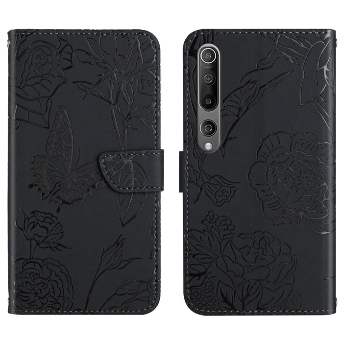 Skin Feel Butterfly Peony Estuche para teléfono de cuero en relieve, For Xiaomi Redmi Note 11S, For Xiaomi Redmi Note 11 5G Chinese Version, For Xiaomi Redmi Note 11 Pro Foreign Version, For Xiaomi Redmi Note 11 Pro / Poco M4 Pro 5G                    ...