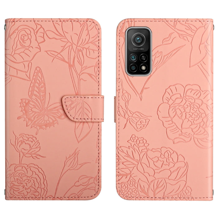 Skin Feel Butterfly Peony Estuche para teléfono de cuero en relieve, For Xiaomi Redmi Note 11S, For Xiaomi Redmi Note 11 5G Chinese Version, For Xiaomi Redmi Note 11 Pro Foreign Version, For Xiaomi Redmi Note 11 Pro / Poco M4 Pro 5G                    ...