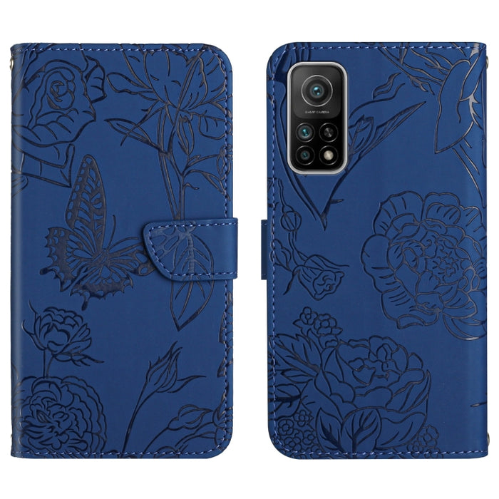 Skin Feel Butterfly Peony Estuche para teléfono de cuero en relieve, For Xiaomi Redmi Note 11S, For Xiaomi Redmi Note 11 5G Chinese Version, For Xiaomi Redmi Note 11 Pro Foreign Version, For Xiaomi Redmi Note 11 Pro / Poco M4 Pro 5G                    ...