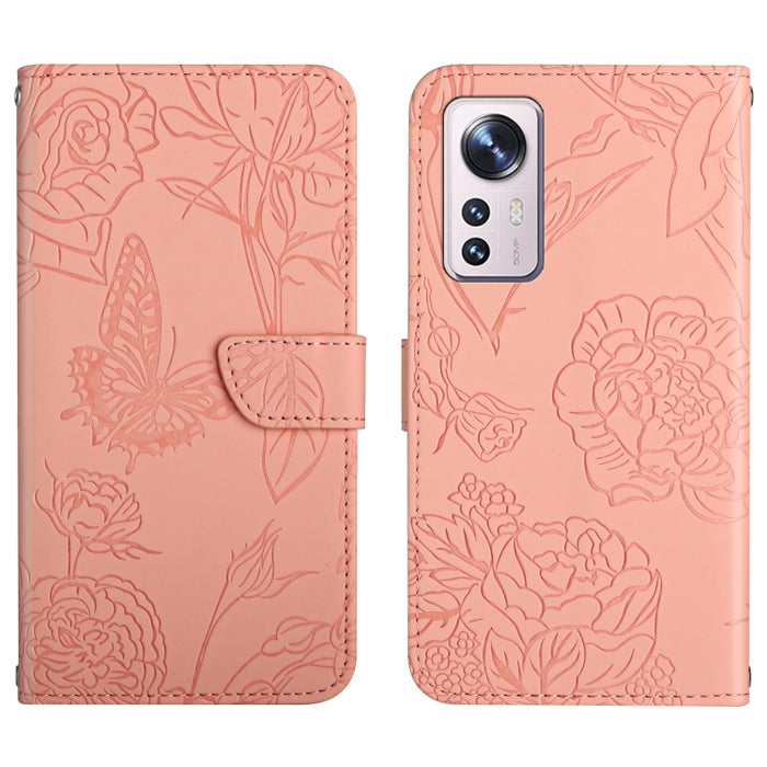 Skin Feel Butterfly Peony Estuche para teléfono de cuero en relieve, For Xiaomi Redmi Note 11S, For Xiaomi Redmi Note 11 5G Chinese Version, For Xiaomi Redmi Note 11 Pro Foreign Version, For Xiaomi Redmi Note 11 Pro / Poco M4 Pro 5G                    ...