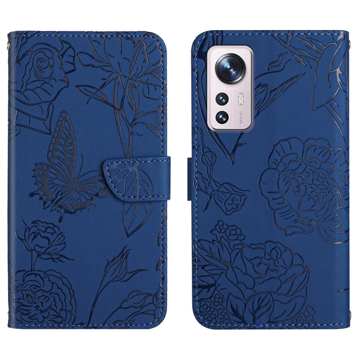 Skin Feel Butterfly Peony Estuche para teléfono de cuero en relieve, For Xiaomi Redmi Note 11S, For Xiaomi Redmi Note 11 5G Chinese Version, For Xiaomi Redmi Note 11 Pro Foreign Version, For Xiaomi Redmi Note 11 Pro / Poco M4 Pro 5G                    ...