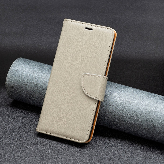 Estuche para teléfono de cuero de color puro con textura de litchi, For Xiaomi Redmi 10 5G / Note 11E, For Xiaomi Redmi 10C