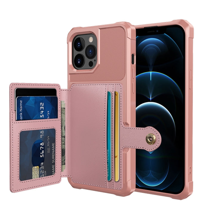 Estuche de cuero para tarjeta de billetera magnética