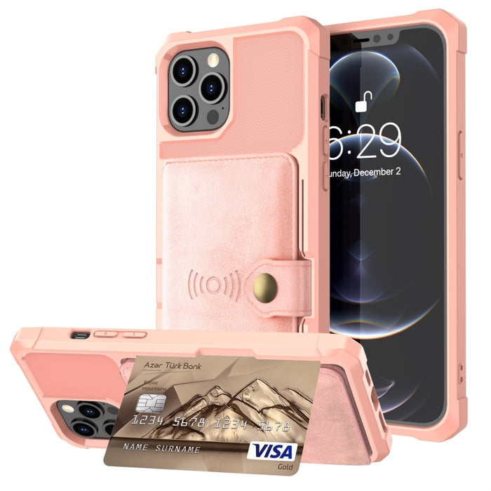 Estuche de cuero para tarjeta de billetera magnética