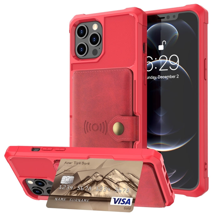Estuche de cuero para tarjeta de billetera magnética