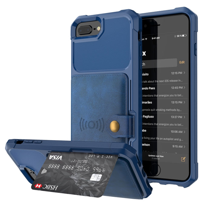 Estuche de cuero para tarjeta de billetera magnética