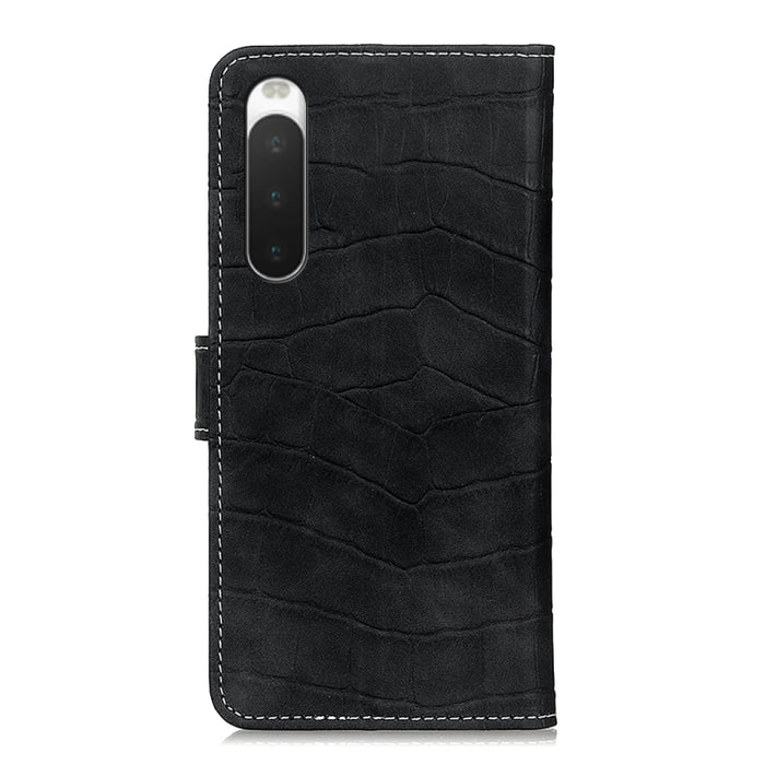 Estuche para teléfono de cuero con tapa horizontal y textura de cocodrilo, For Sony Xperia 10 IV, For Sony Xperia 1 IV, For vivo Y75 5G / Y55 5G, For Xiaomi Redmi Note 11E