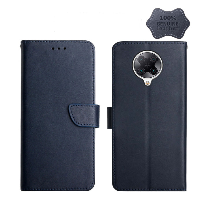 Estuche para teléfono con tapa horizontal a prueba de huellas dactilares de cuero genuino, For Xiaomi Redmi K30 Pro, For Xiaomi Redmi K40, For Xiaomi Mi Mix 4, For Xiaomi Poco X3 GT, For Xiaomi Redmi 8, For Xiaomi Redmi 9, For Xiaomi Redmi 9A          ...